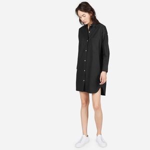 Everlane Cotton Poplin Two Pocket Shirtdress